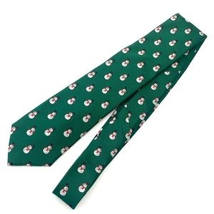 John William Clothing Men's Festive Holiday Snowman Microfiber Necktie NWT